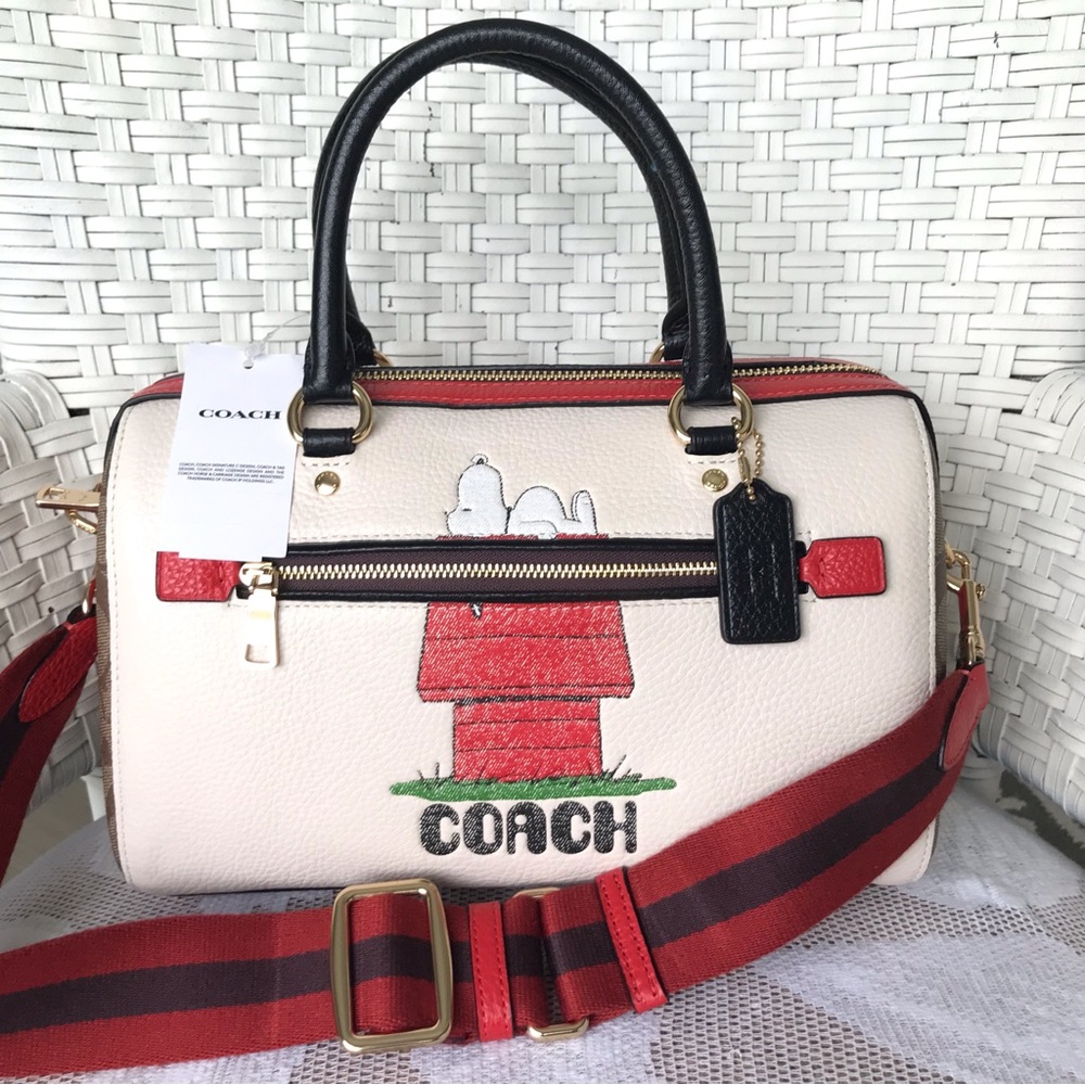 Coach X Peanuts Snoopy Rowan Satchel